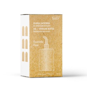 Oliera Acetiera in vetro 400 ml forma fiaschetta WD LifeStyle