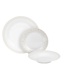 Barazzoni servizio di piatti da 18 Desert Rose