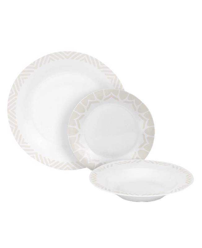 Barazzoni servizio di piatti da 18 Desert Rose