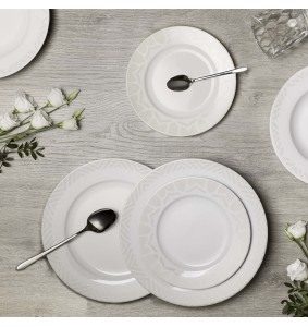 Barazzoni servizio di piatti da 18 Desert Rose