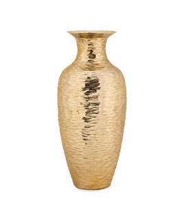 Fade vaso 17x37 cm in metallo dorato Keren