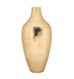 Fade vaso 25x53 cm in metallo dorato Keren