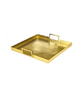 Fade vassoio quadrtato centrotavola dortato 36 cm Shine