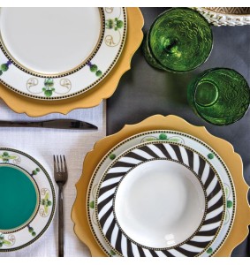 Fade servizio di piatti 18 pz in porcellana Colony