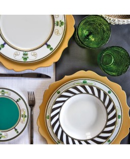 Fade servizio di piatti 18 pz in porcellana Colony