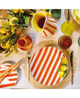 Fade servizio di piatti da 18 pz in ceramica Lemon