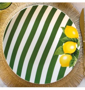 Fade servizio di piatti da 18 pz in ceramica Lemon