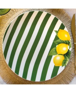 Fade servizio di piatti da 18 pz in ceramica Lemon