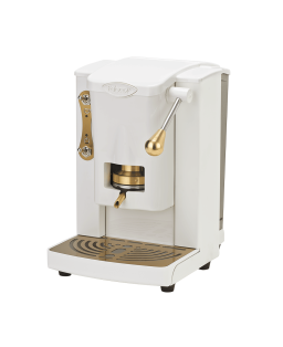 Faber Macchina da Caffè a cialde Piccola Slot Brass Edition Total White