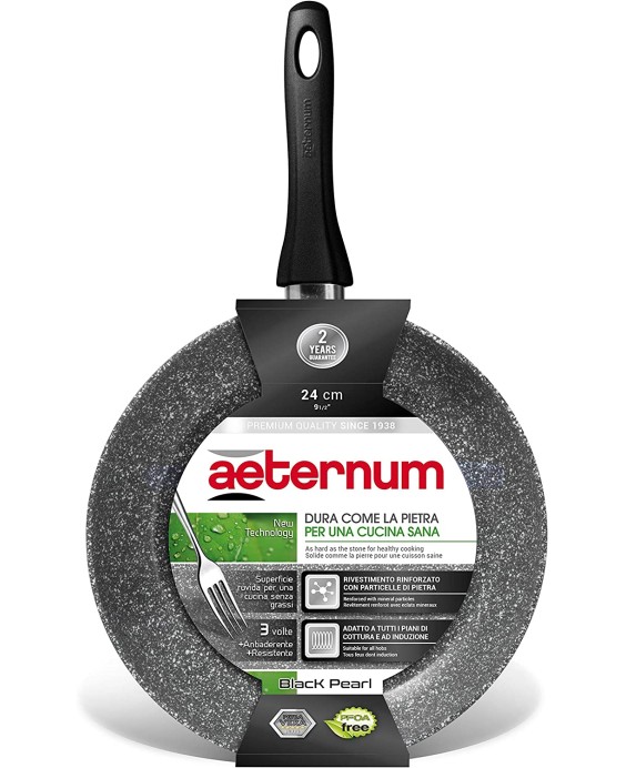 Padella Antiaderente Black Pearl Induction Aeternum