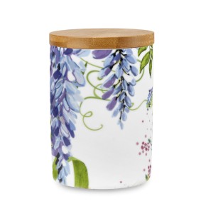 Barattolo con coperchio 10x13cm in porcellana LILIBETH Fade