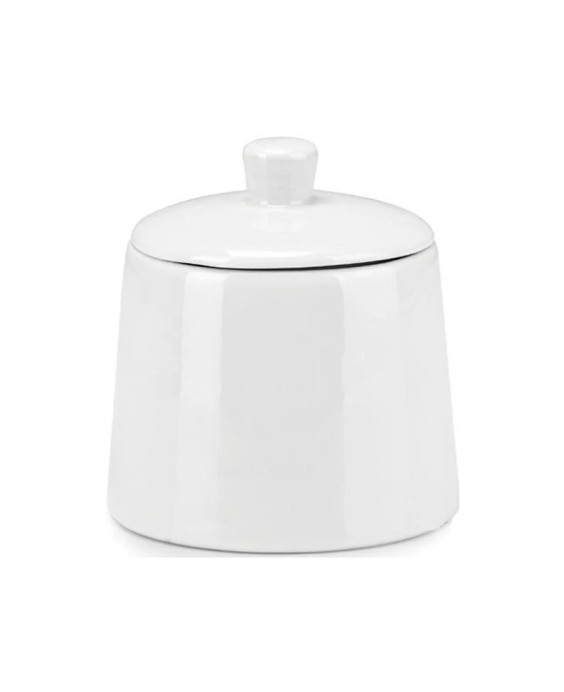 Zuccheriera in porcellana bianca POLO Fade